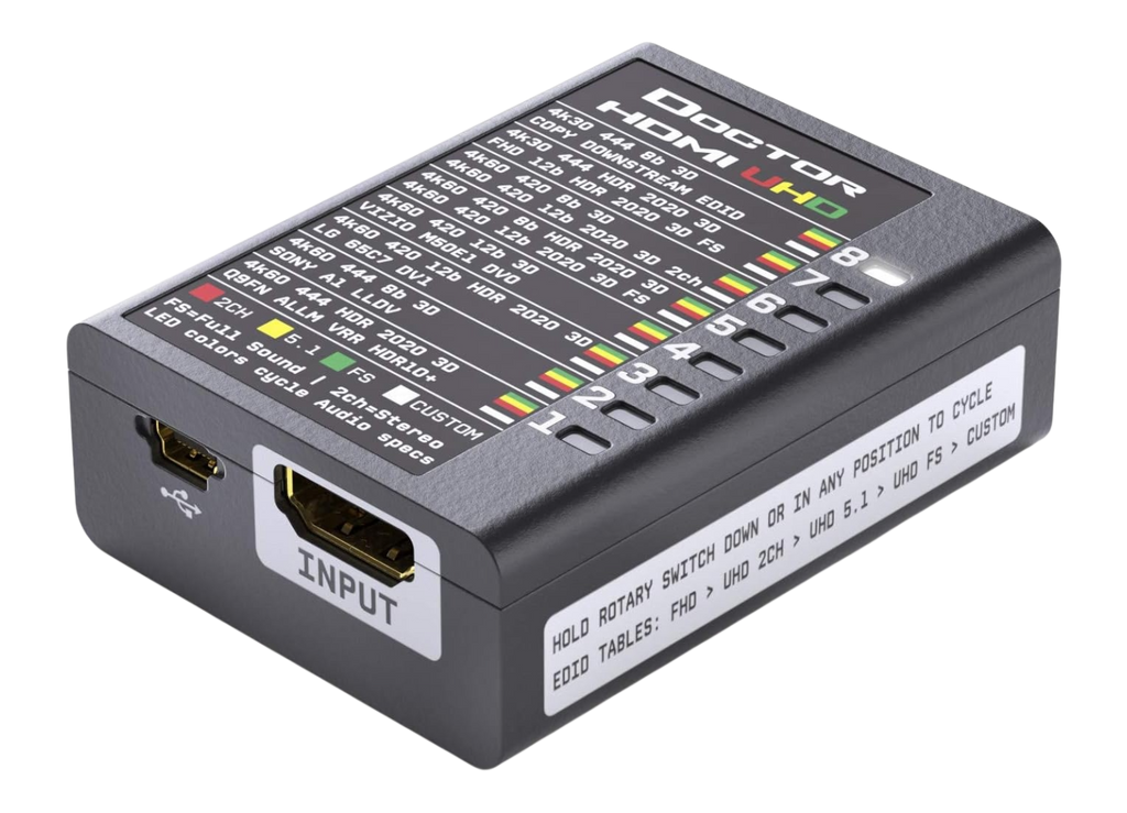 HDfury Dr HDMI 4K, ein 18Gbps EDID-Manager und HDMI-Emulator in Streichholzschachtelgröße